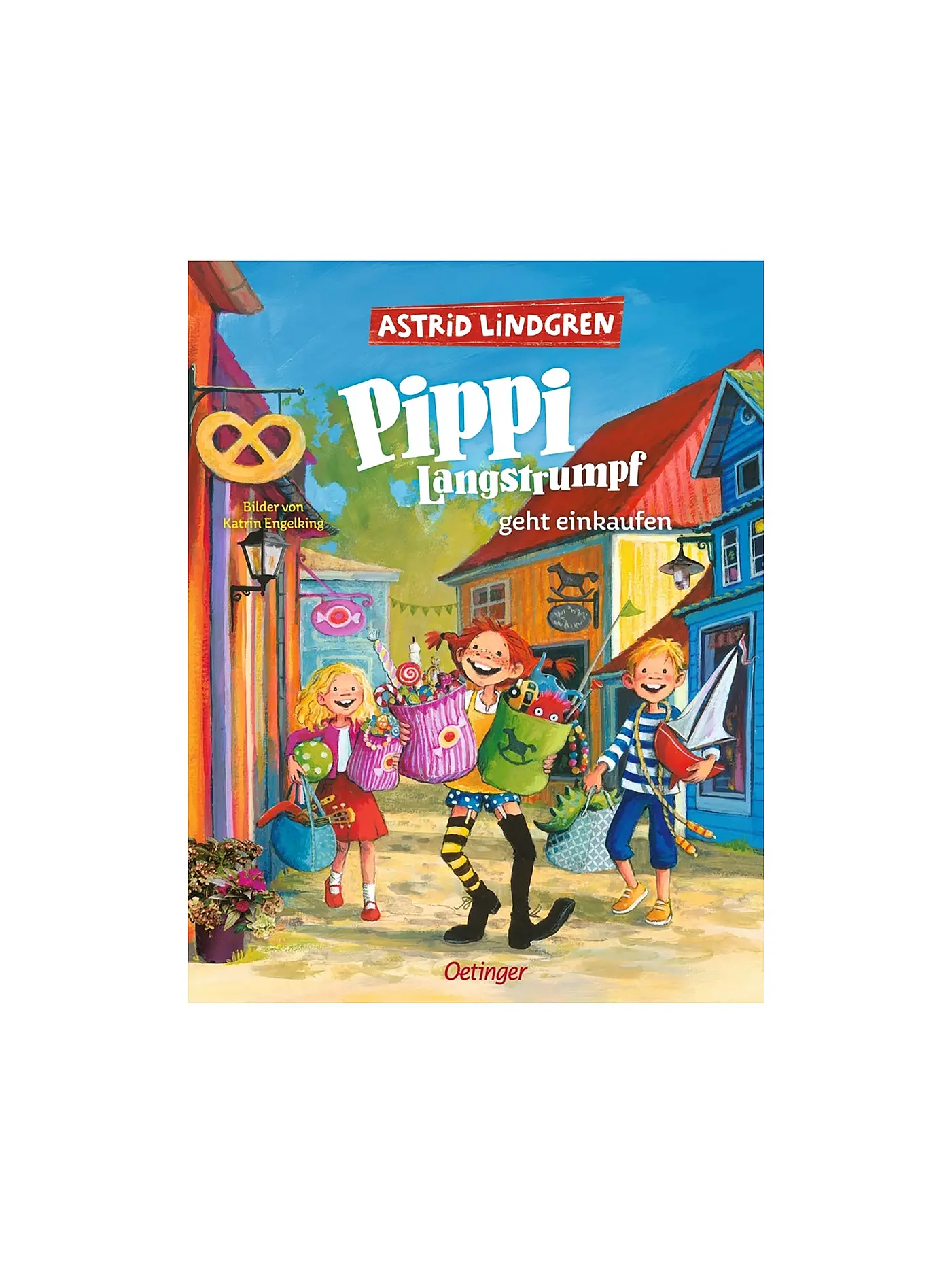 OETINGER VERLAG | Buch - Pippi Langstrumpf geht einkaufen, Astrid Lindgren | 